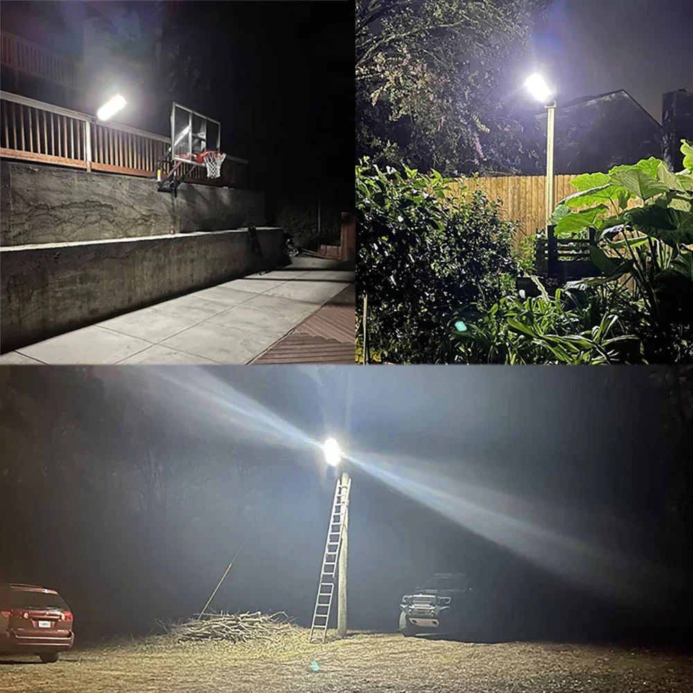 2er Pack große Straßen laterne im Freien 504led Bewegungs sensor wasserdicht 3 Modi super helle Solar Wand leuchte für Sicherheit Garten terrasse