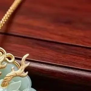 Luxury Minimalist Deer Pendant Necklace Cable Chain Chinese Style Lucky Guardian Animal Jewelry Gift For Women Friend
