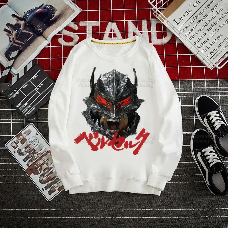 Berserk Japanese Manga Hoodie Sweatshirts Men Women Pullover Harajuku Men's Guts Griffith Anime Swordsman Hoodie Casual Clothes