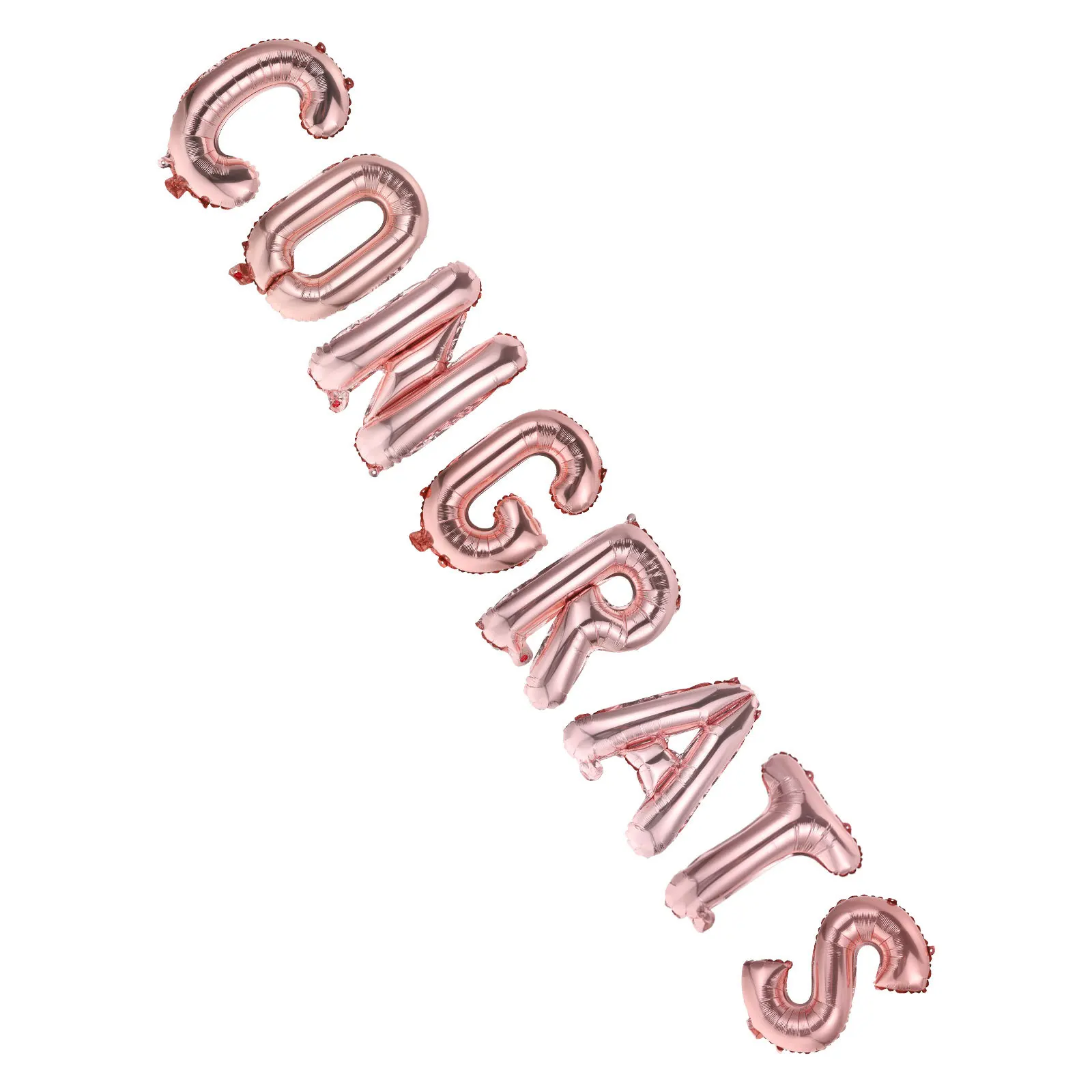 

1Set Party Balloon Graduation Decoration Bright Aluminum Foil Letters Ideal for Graduation Party and Scene Balloon Decor