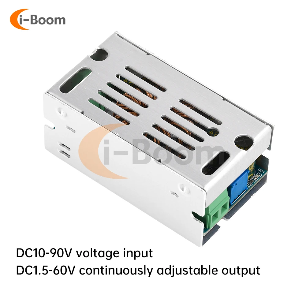 

DC10-90V To DC1.5-60V Buck Module 100W 6A Adjustable Buck Power Supply Synchronous Rectifier Buck Board DC Power Regulator