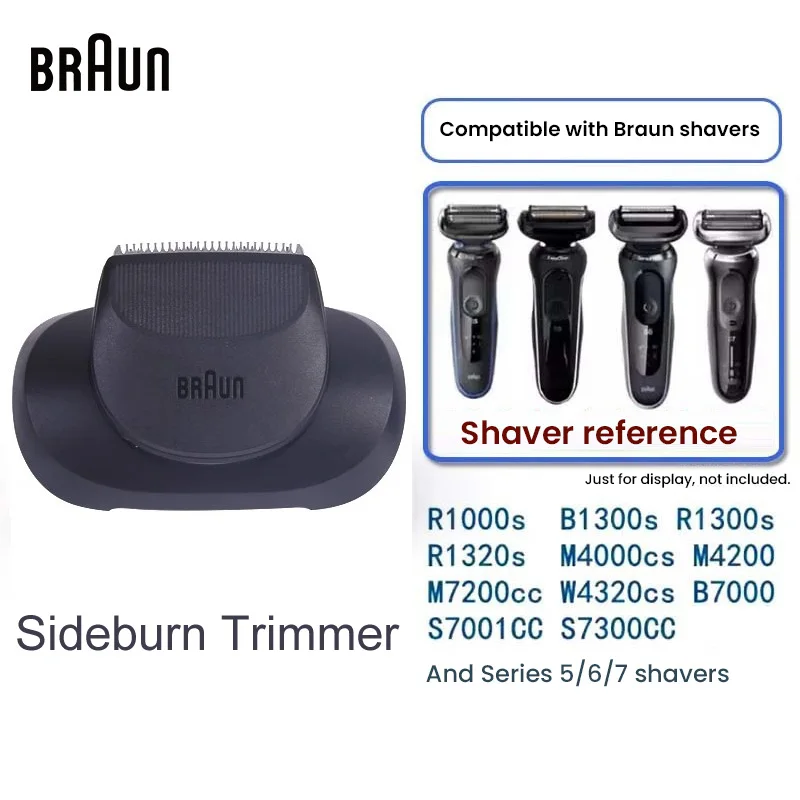 Original Braun Beard Trimmer Attachment Groomer Head for Braun Series 5/6/7 Electric Shavers 5018s 5020s 6075cc 7071cc 7075cc