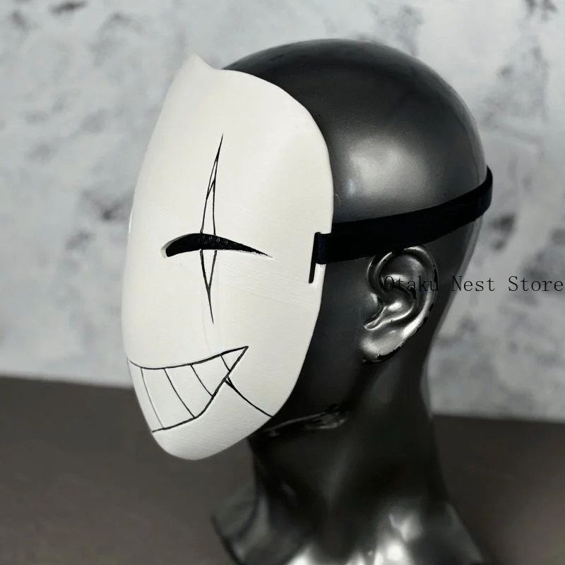 Anime The Freak Circus Harlequin Pierrot Ticket Taker Harlequin Jester Cosplay Props Role Play Accessory Mask Comic Con Gift view 5