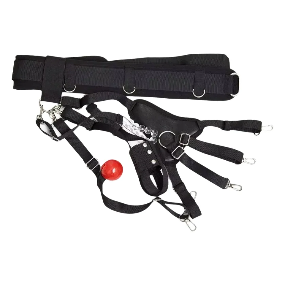 Leather Forced Orgasm Belt, Chastity Panties Strap-on Magic Wand, Strapon Vibrator Bdsm Bondage, Sex Toys For Women 