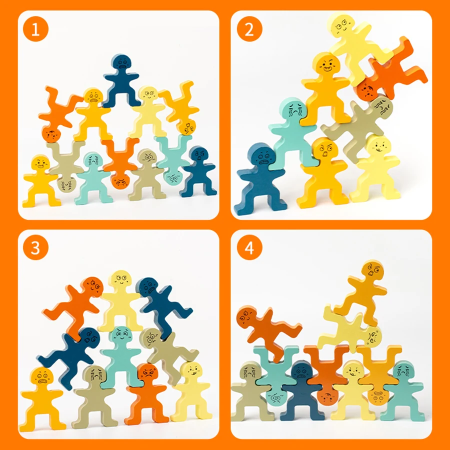 Blocs de construction éducatifs pour enfants, jouet d'équilibre en bois, marque de jouets de haute qualité, exercice pour les compétences pratiques