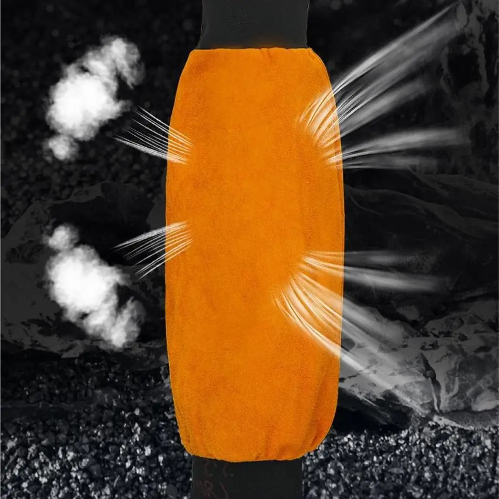 Non-stick Liner Electric Welding Sleeves Breathable Heat Flame Resistant Welding Arm Protector Thickened Elastic Cuff