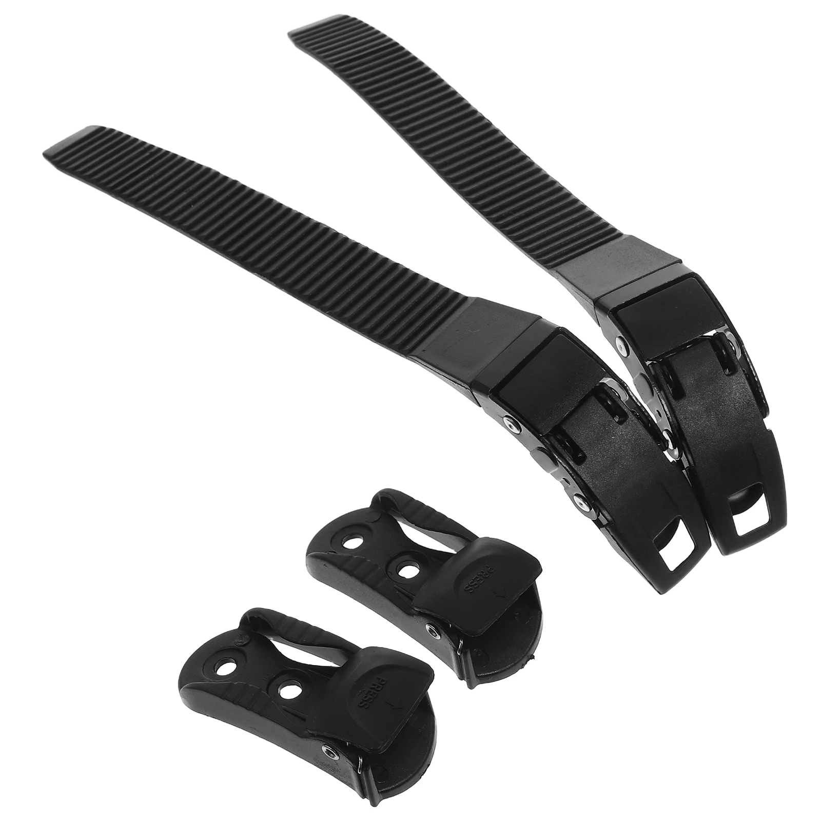 

2Pcs Skating Buckle Straps Multifunctional Design for Roller Ice Speed Skates Adjustable Pp Comfortable