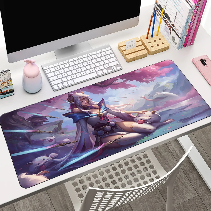 League Of Legends Irelia podkładka pod mysz na biurko Laptop dziewczyna Anime Gamer klawiatura podkładka pod mysz gry komputerowe akcesoria podkład na biurko dywan do gier