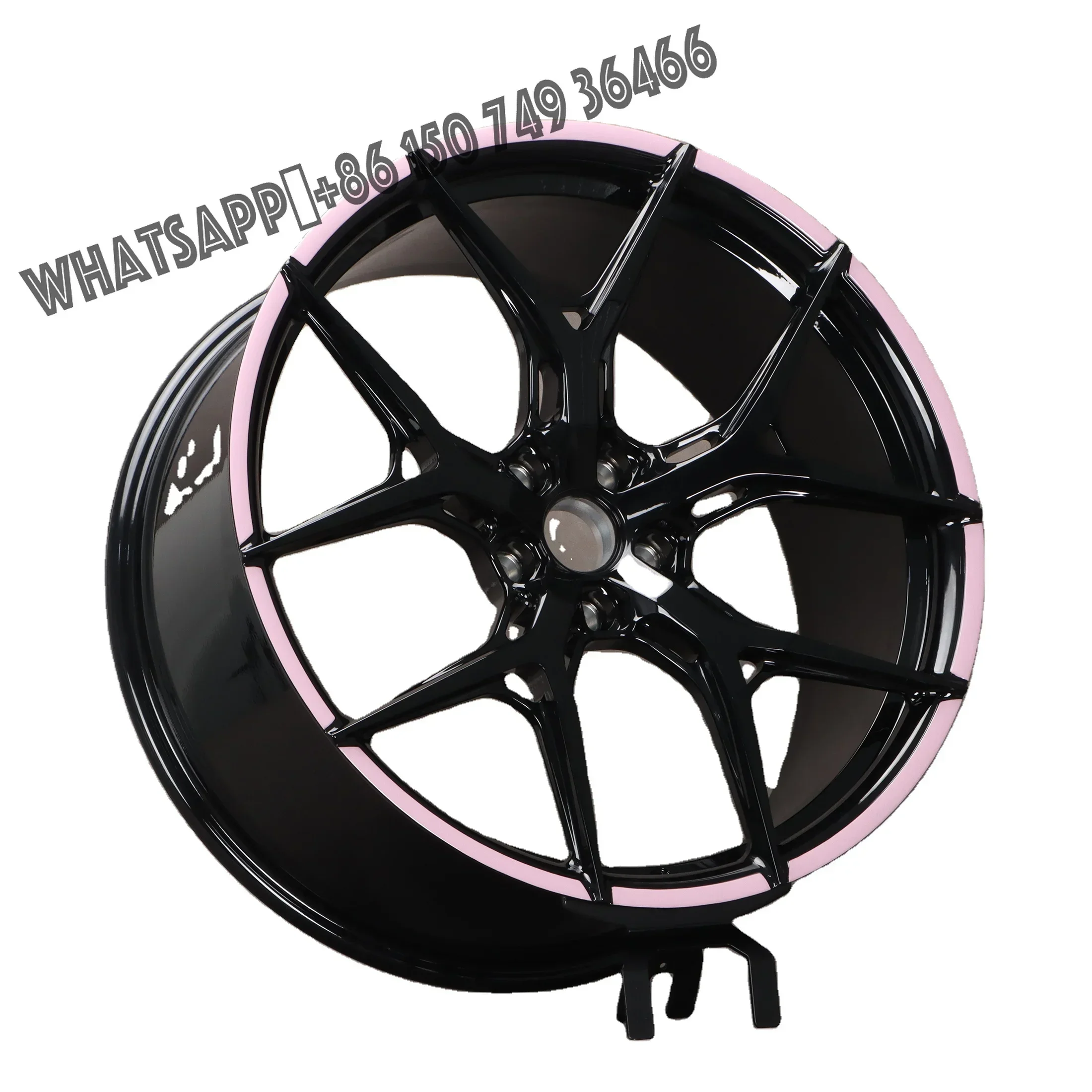 WOA One-piece Luxury Forged Passenger Car Wheels Rims Customizable Pink 18 19 20 21 22 Inch for Bmw F30,Golf GTI MK4 MK5 MK7
