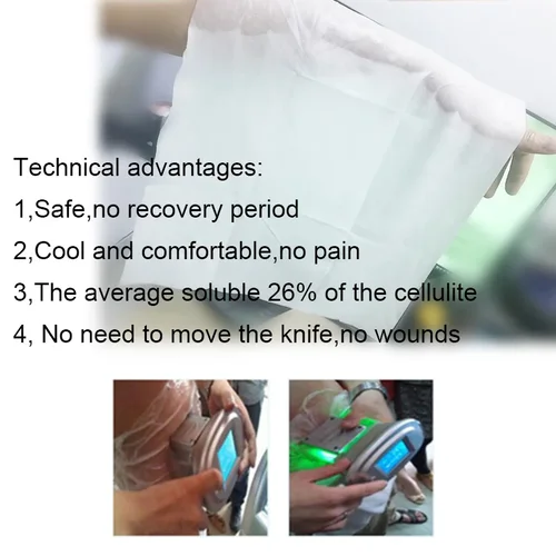 Imagen 2 del producto Membrana anticongelante para máquina de criolipólisis de congelación de grasa, parche delgado para adelgazar el cuerpo, anticelulítico, disuelve la terapia del frío de grasa