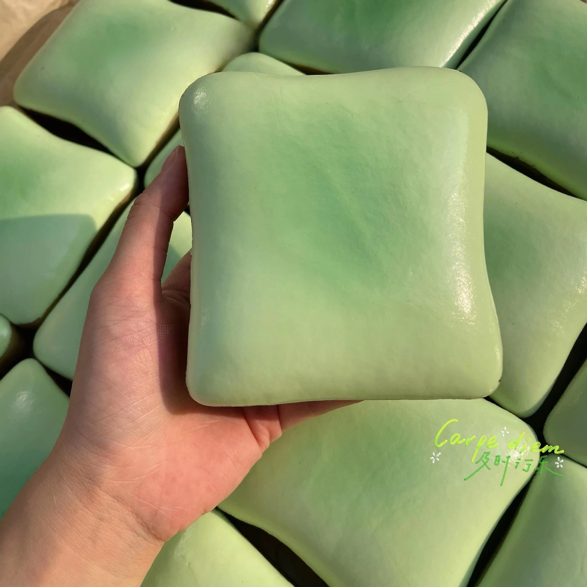 Soft Simulated Toast Squeeze Stress Relief Toys Squishy Bread Squeeze Fidget Toys Decompression Slow Rebound Sensory Toy Adults view 5