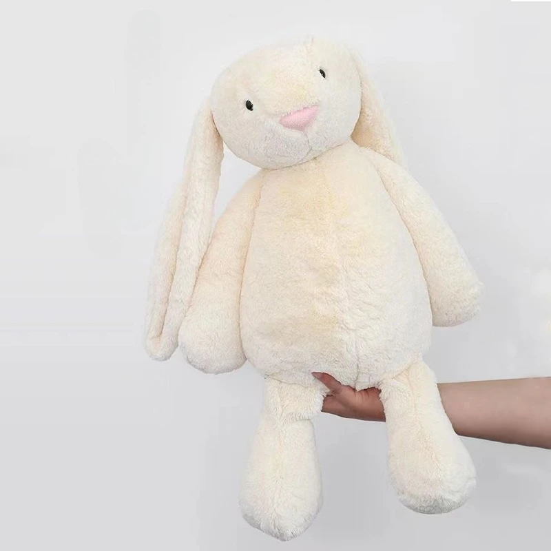 40 سنتيمتر Kawaii الأرنب ألعاب من القطيفة لينة محشوة الحيوانات طويلة الأذن أرنب النوم لطيف الكرتون ألعاب من نسيج مخملي الدمى لجميع القديسين اللعب هدية