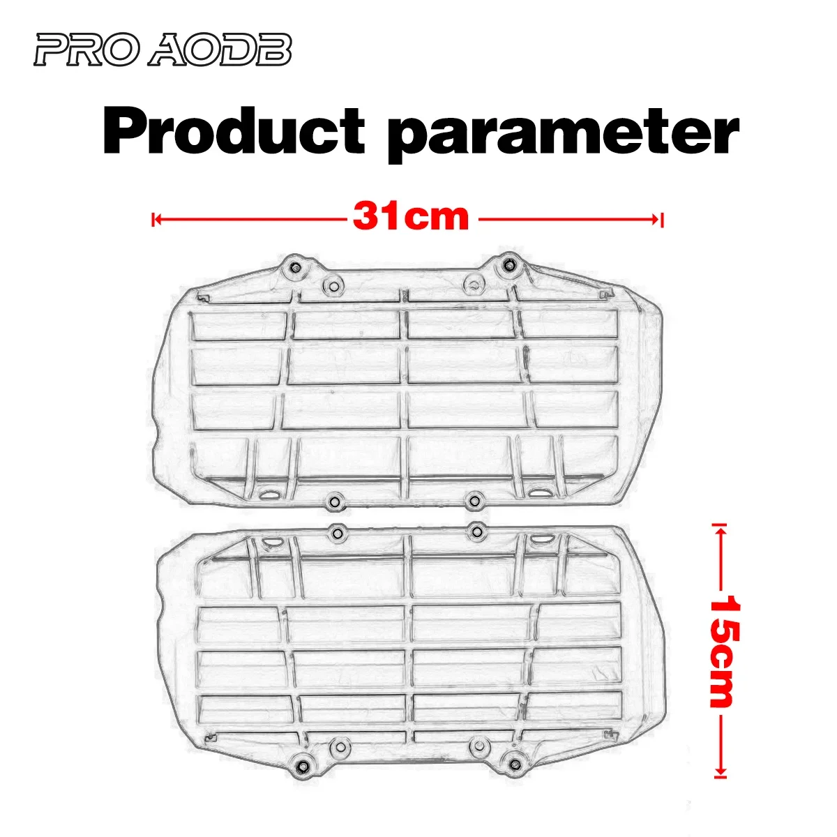 Motorfiets Nylon Radiator Louvres Rad Guards Voor KTM SX SXF XC XCF XCW EXCF 125 150 250 350 450 Voor Husqvarna TC TE FC FE TX FX