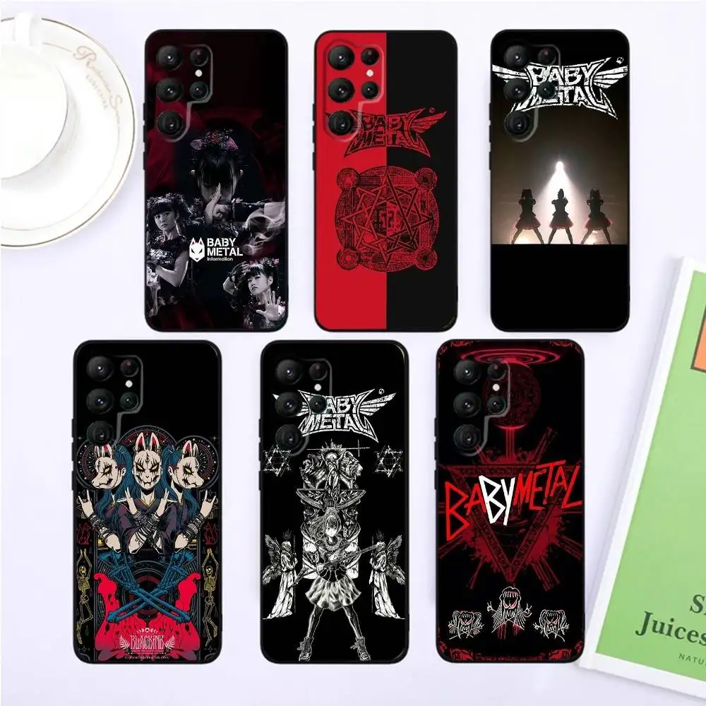 

B-Babymetal Japanese Idol Phone Case For Samsung S25,S24,S23,22,21,Ultra,Pro,S10,S30Plus,20lite Black Cover