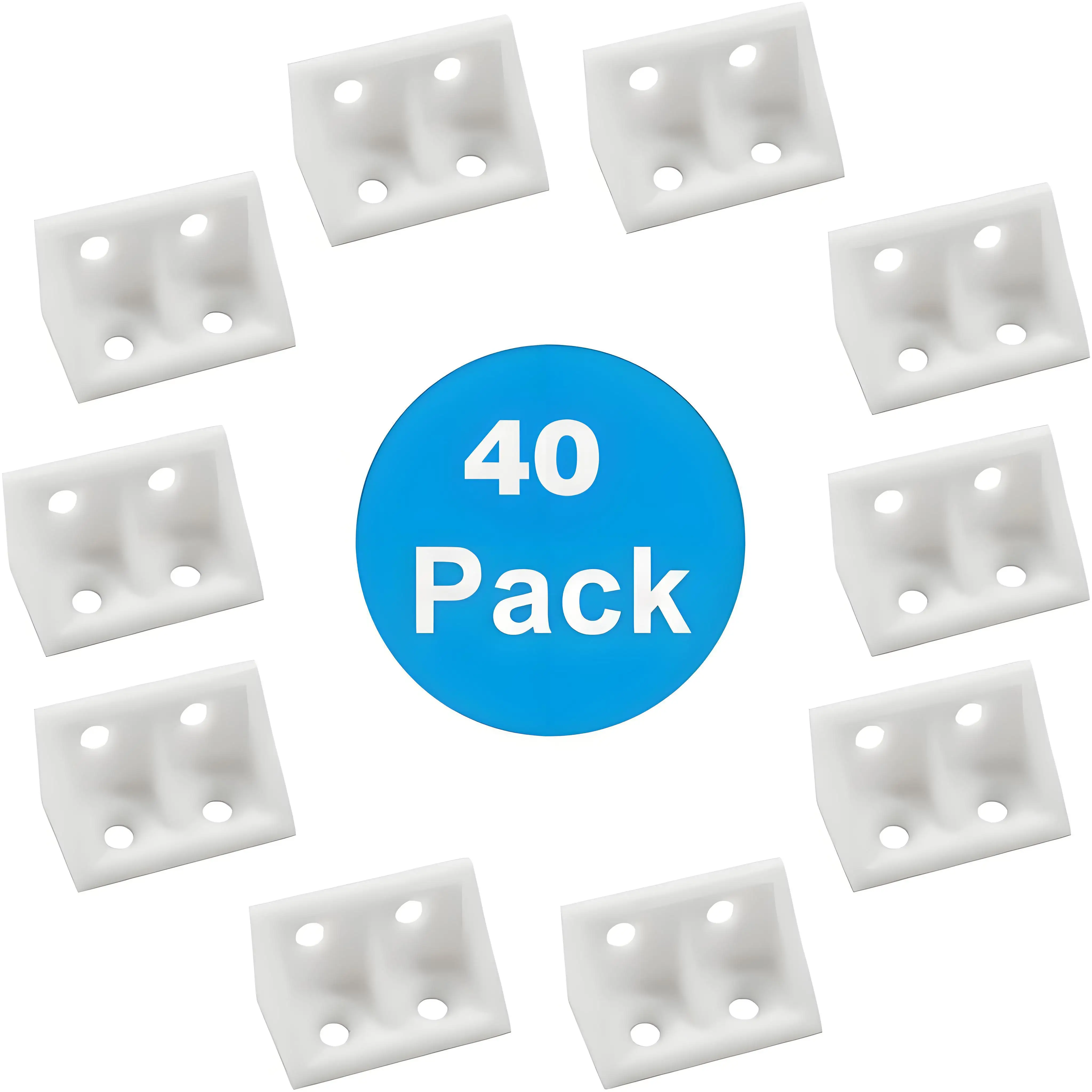 40/20 Pcs 0.7" Whit…