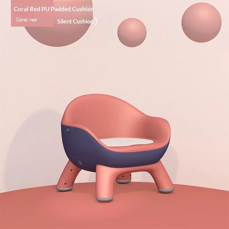 Sedia per bambini Seggiolino per bambini multifunzionale portatile Cuscino rimovibile regolabile Schienale Sedia da pranzo per bambini in plastica pieghevole