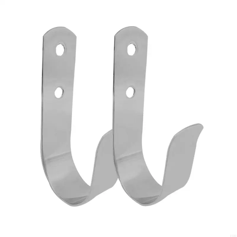 D5BE Marine J Shaped Hook Wall Mount Hanger For Wall Mounting On Ships And Campers