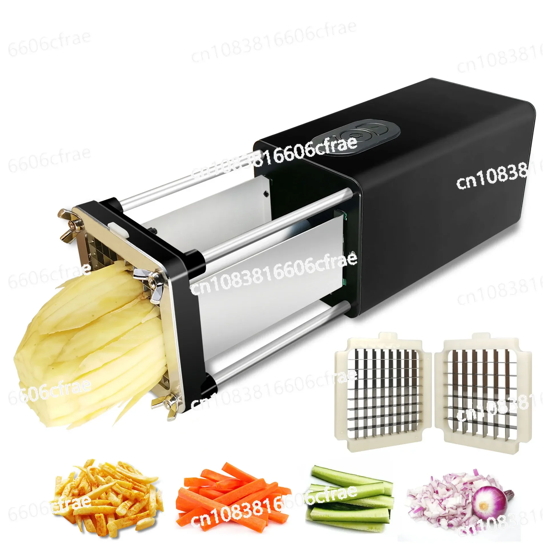 Electric Potato Chip Machine, Potato Chip Cutter, Electric Vegetable Cutting Machine Can Be Commercially Used in Canteens