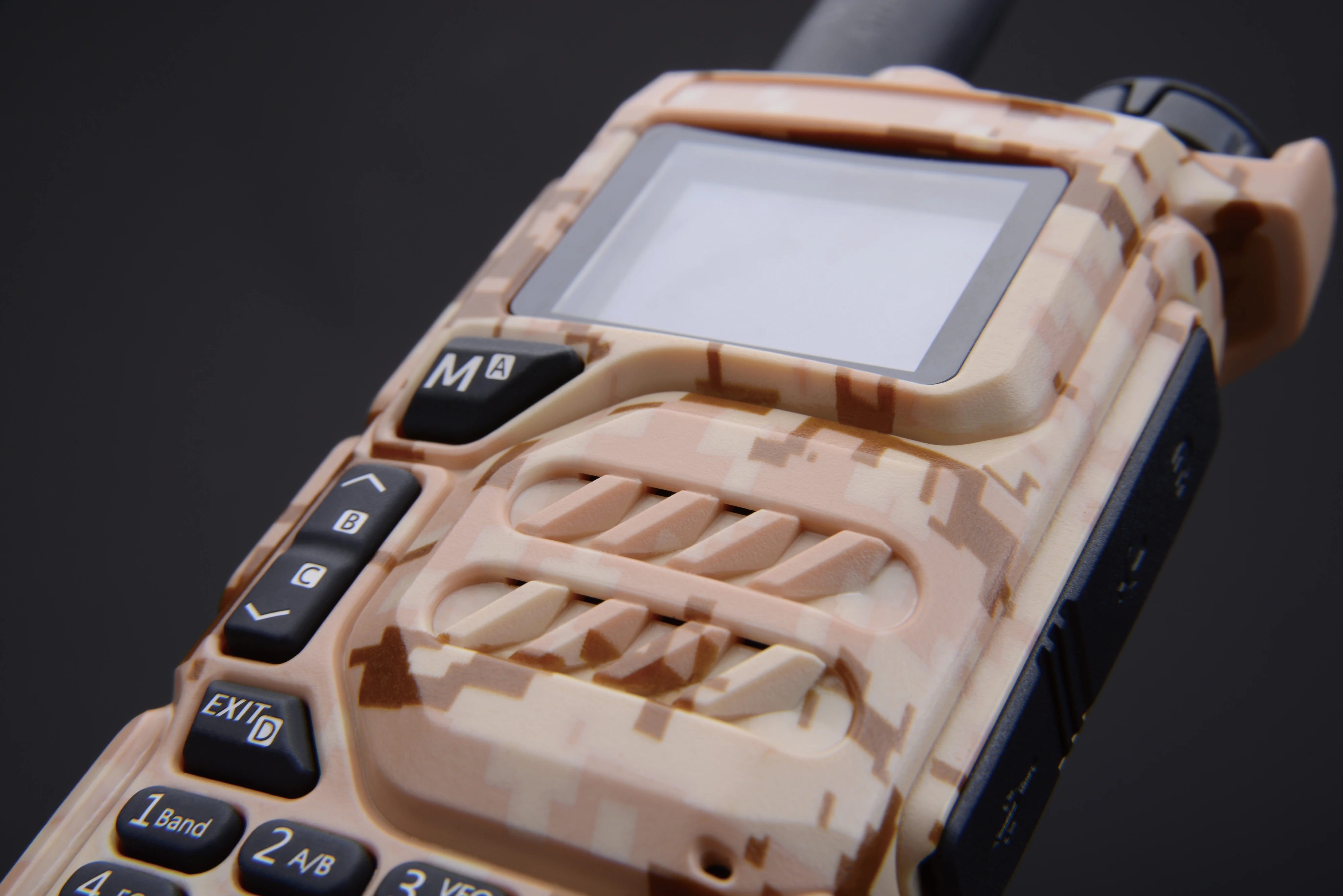 Quansheng-walkie-talkie UV-K5, Radio bidireccional de camuflaje del desierto, 50-600MHz, carga tipo C, AM, FM, UV-K5 multibanda, UVK5, K5
