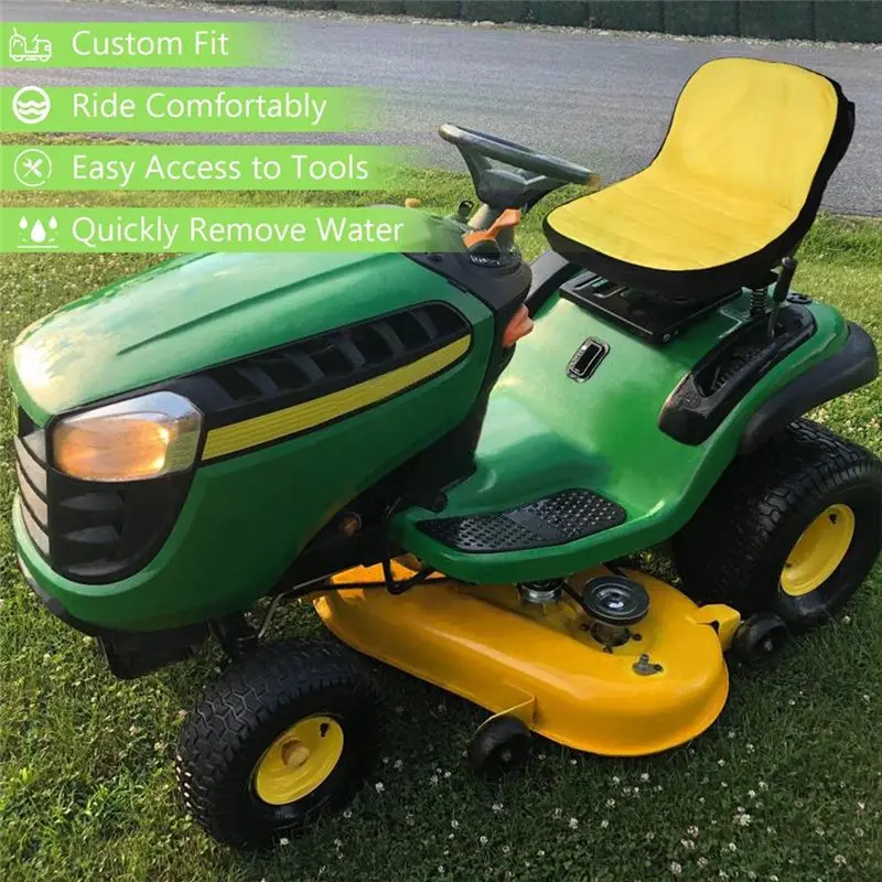 A54K-LP92334 Upgrade Large Seat Cover Riding Mower Cushioned Seat Up To 18Inch High Parts For Mower & Gator, Comforta