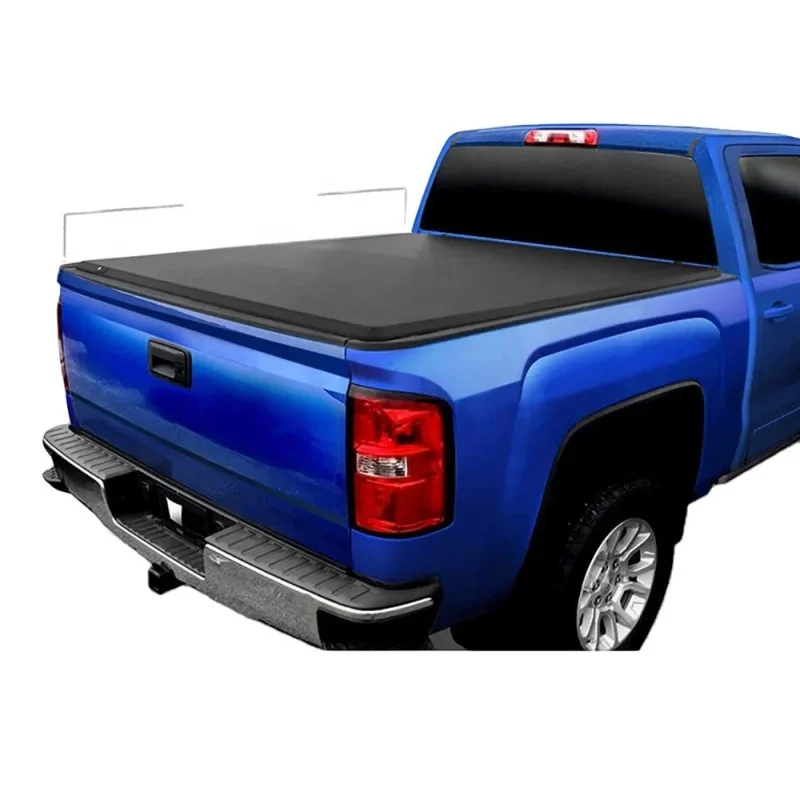 High Quality New Listing Waterproof 6FT Soft Tri-Fold Retractable Roller Shutter Tonneau Cover Locking No Drill