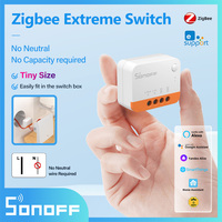 SONOFF ZBMINI-L2 Extreme Zigbee Switch No Neutral Wire Smart Single Live Electrical Switches Work With Mqtt Alexa HA Smartthings