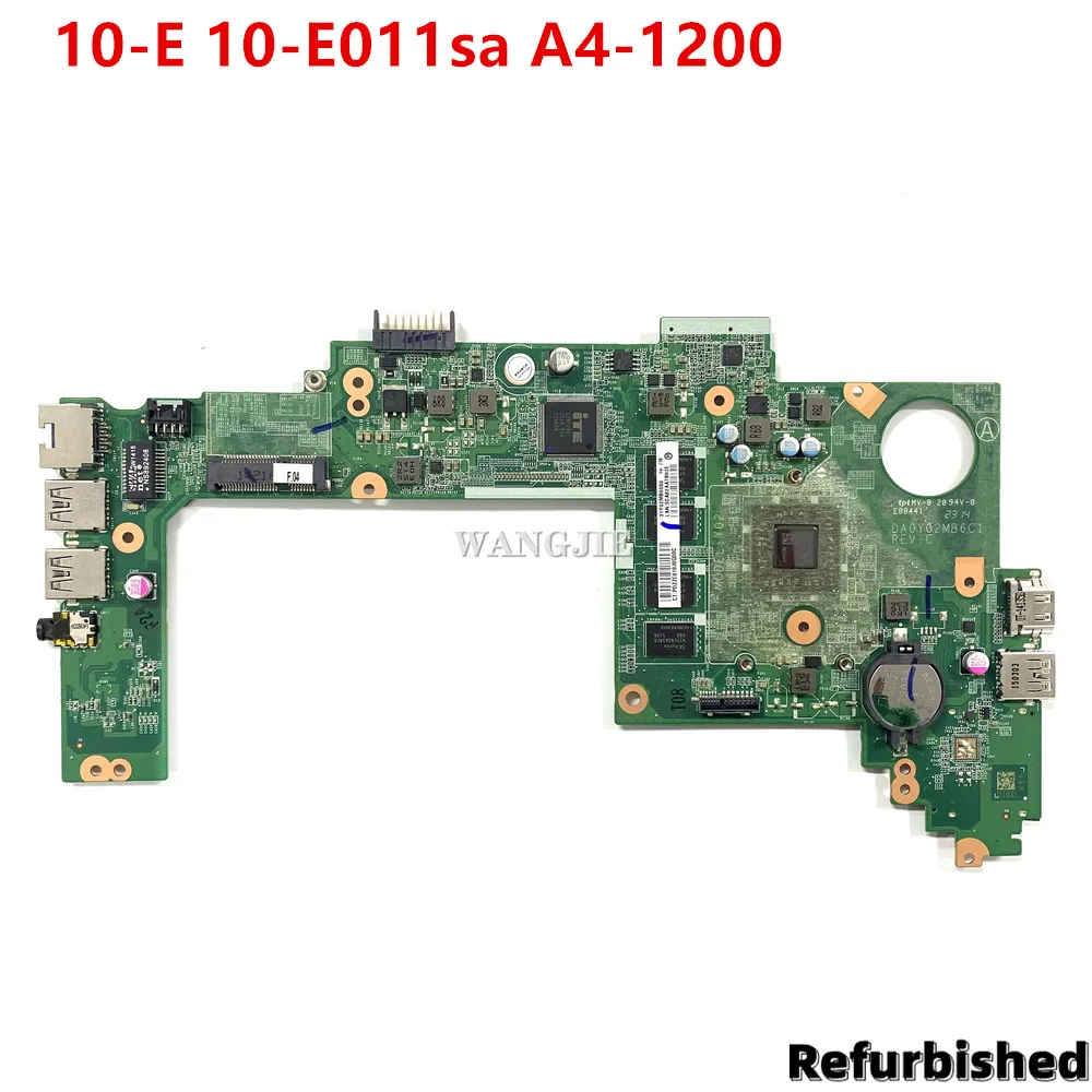 

Refurbished 741980-501 741980-601 741980-001 For HP Pavilion 10-E 10-E011sa Laptop Motherboard DA0Y02MB6C0 With A4-1200