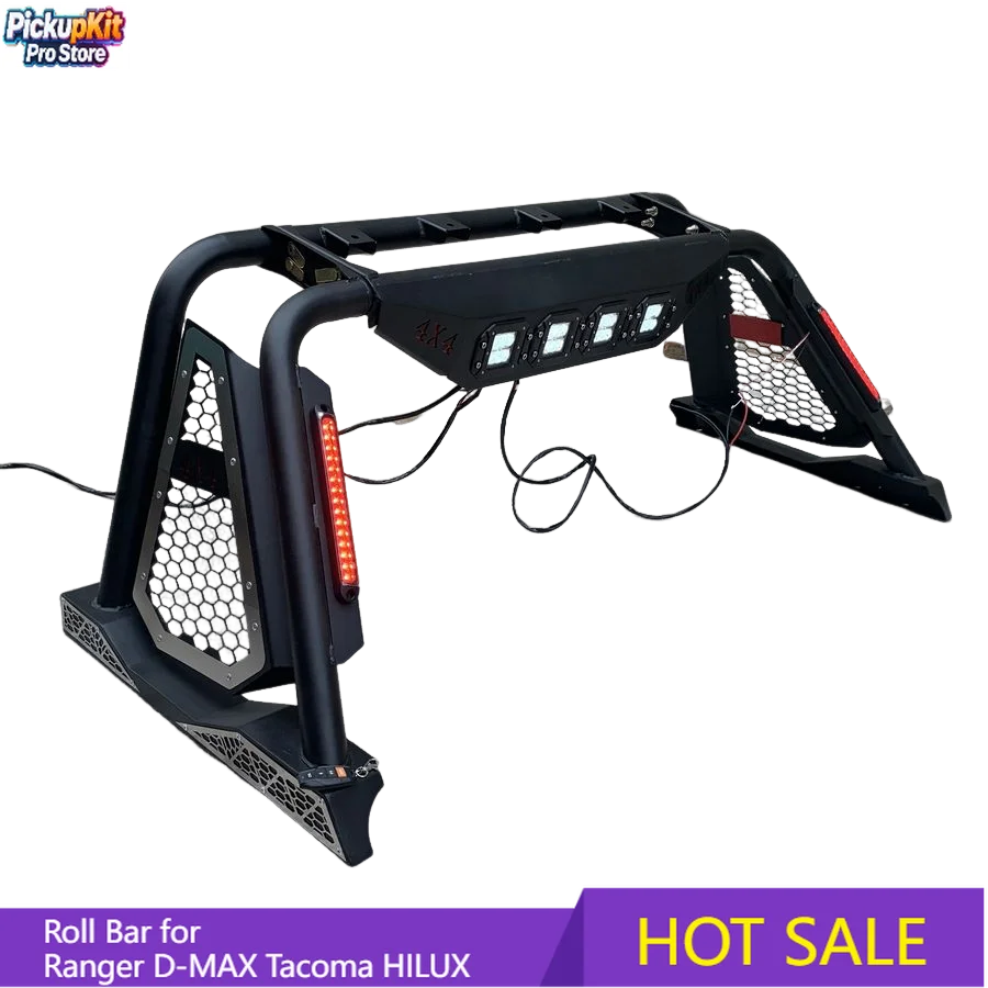 

Heavy-Duty Steel Short Sport Roll Bar Premium Pickup External Accessories