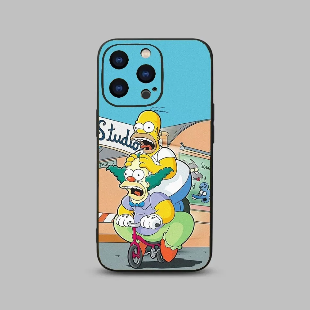 Etui na telefon S-Simpsons do Iphone 15 11 13 14 Pro Max 7 8 Plus X Xr Xs Max Se2020 12 mini Cover Case