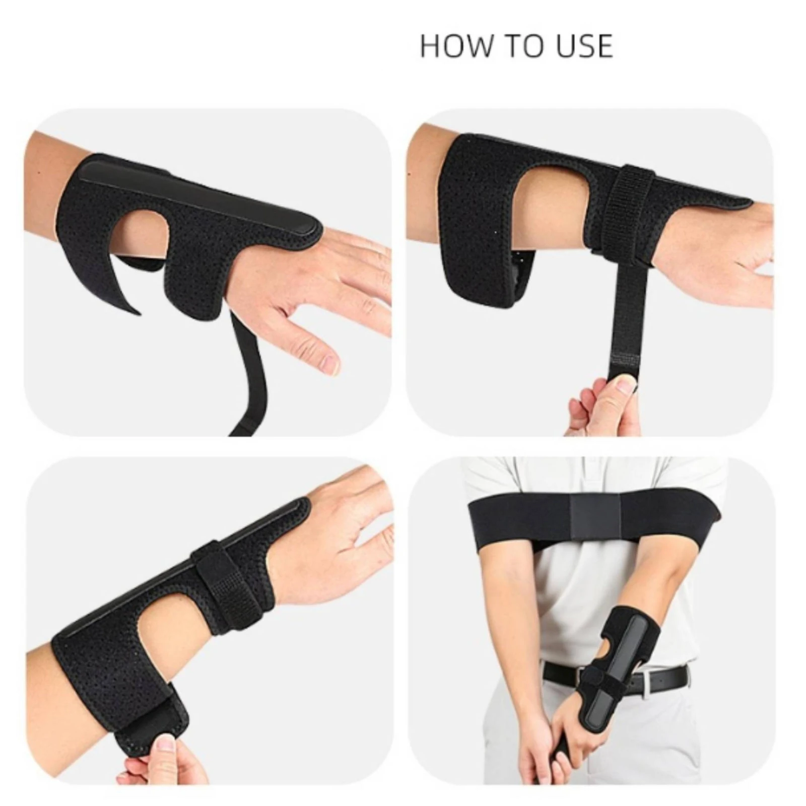 Sangle d'assistance pour swing de golf, support stabilisateur de poignet avec bande en aluminium, aide à l'entraînement respirante et rembourrée pour golfeurs, pour le driving range