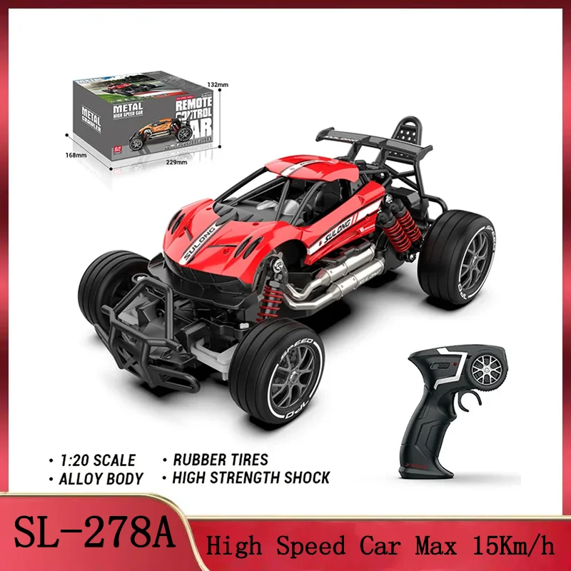 

Sulong SL-278 1:20 Alloy RC Car: 2.4G Rear-Wheel Drive, High-Speed Rock Crawler & Racing Drift Electric Toy