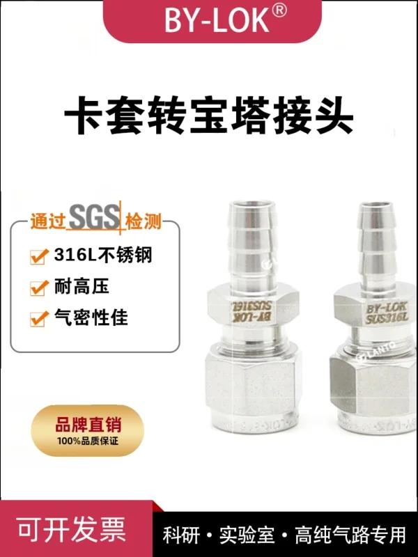 

316L Stainless Steel Card Sleeve Converter Tower Outlet Conversion Joint Pipeline Gas Path Gas Pressure Reducing Valve