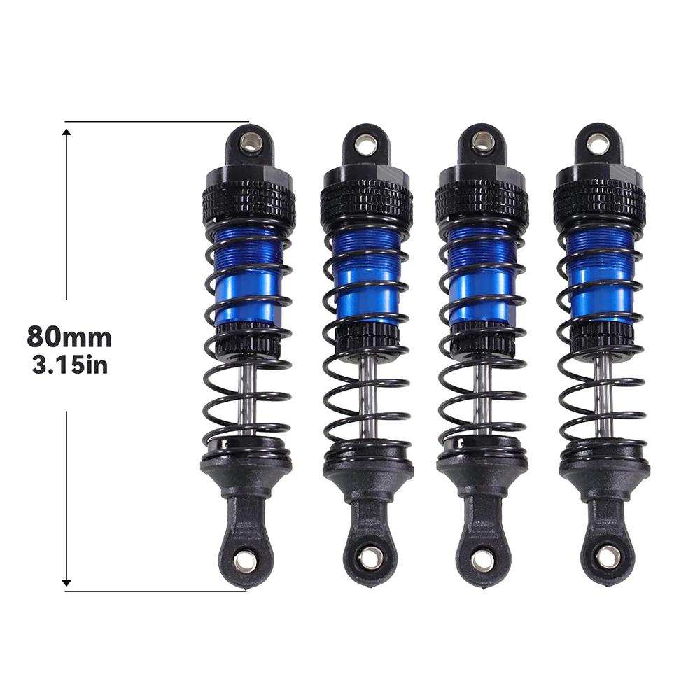 Verbesserter Stoßdämpfer für SCY 16101 16102 Pro Wltoys 124008 144001 124017 MJX Hyper Go 16207 16208 16210 14301 14210 RC Auto