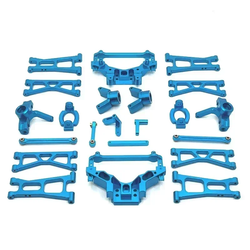 

Metal Swing Arm Steering Cup Hub Carrier Shock Tower Set for HS 14321 14322 14421 14431 C8802 1/14 RC Car Upgrade Parts