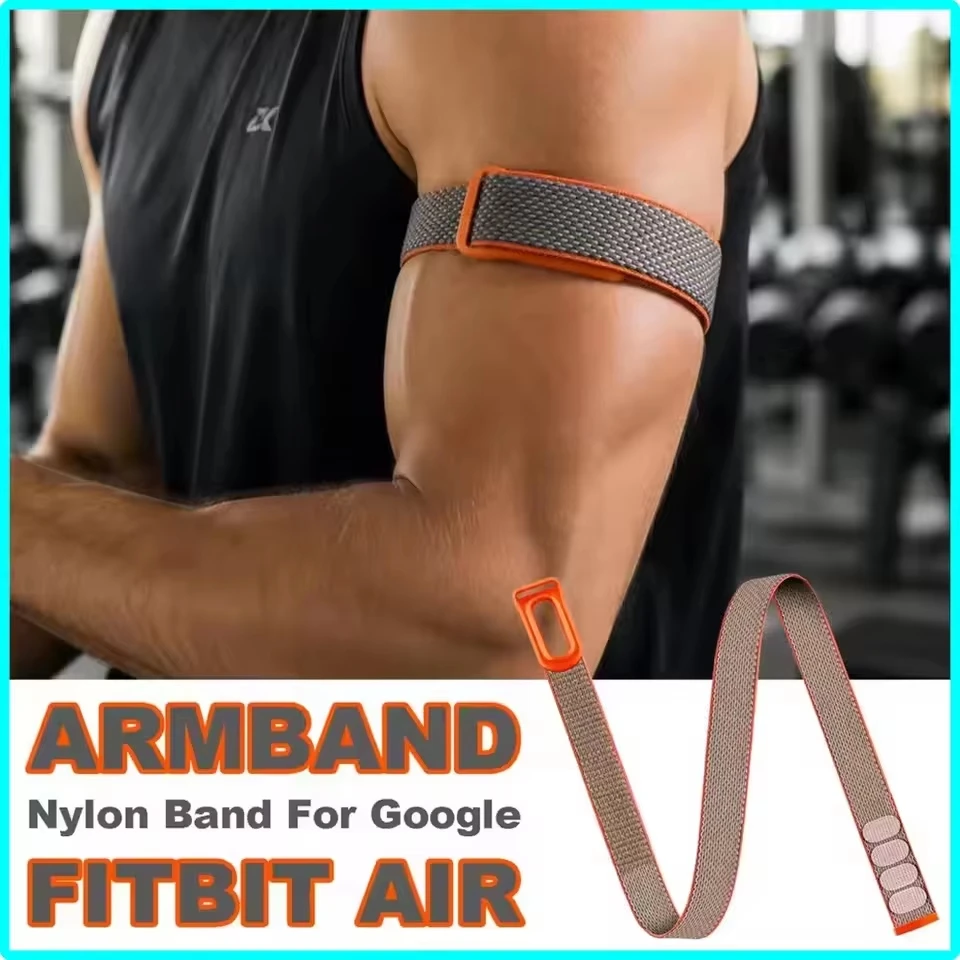 Fitbit Air Armband Google Sport Fitness Tracker Nylon Woven Breathable Watch Band Adjustable Soft Wrist Strap For Running