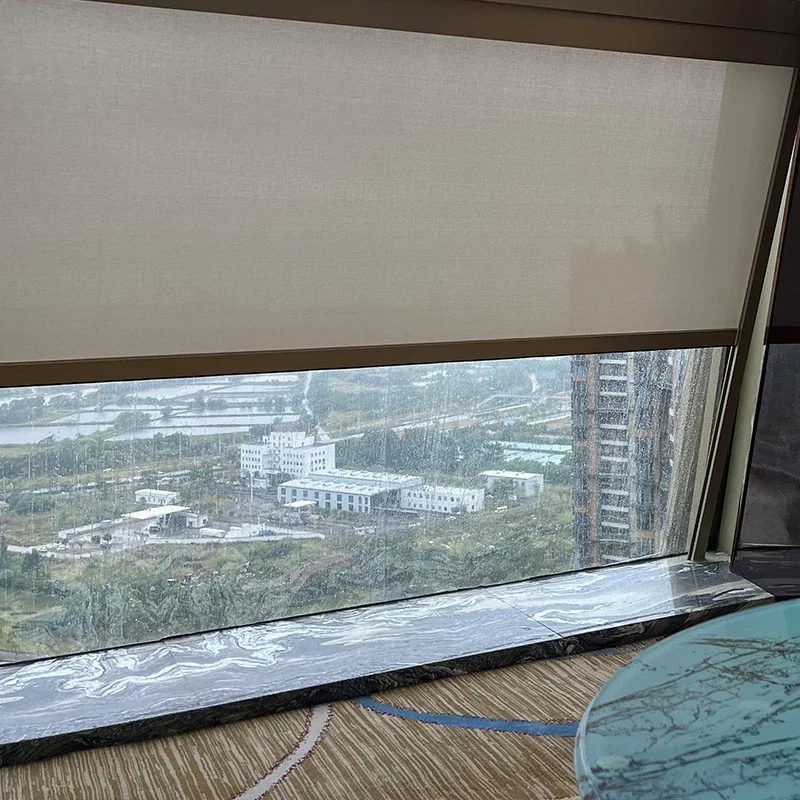 

# Hot Smart Outdoor Shade Zip Screen Electric Motor Roller Blinds Applicable Window Nice Blackout Zip Track Blinds