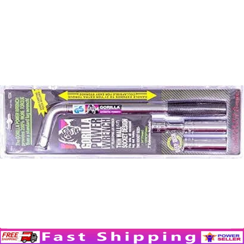 

Ключ с телескопической ручкой и двумя тонкими настенными розетками и 3-дюймовым удлинителем. Легкое удаление гаек с проушинами.