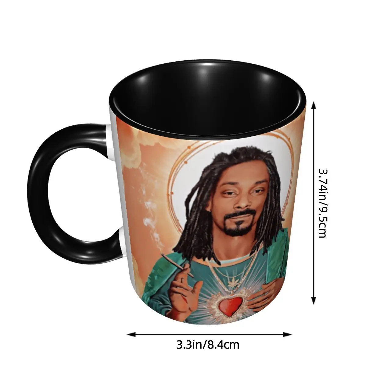 Snoop Dogg Music Rapper Mugs Personalized Coffee Ceramic Mug Cup Creative Gift