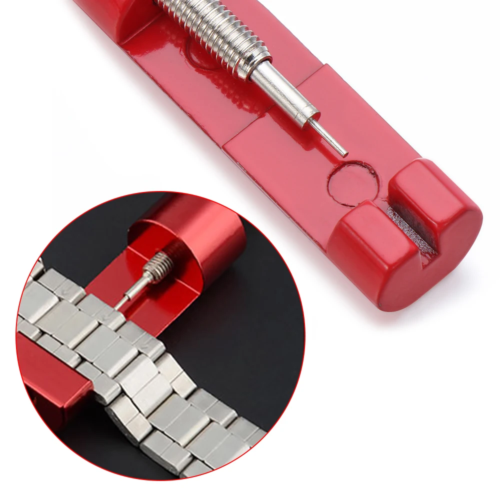 1pc Watch Repair Tool Kit Case Opener Pratical Stainless Steel Adjuster Pins Bracelet Link Watch Strap Band Remover Kit Hot Sale