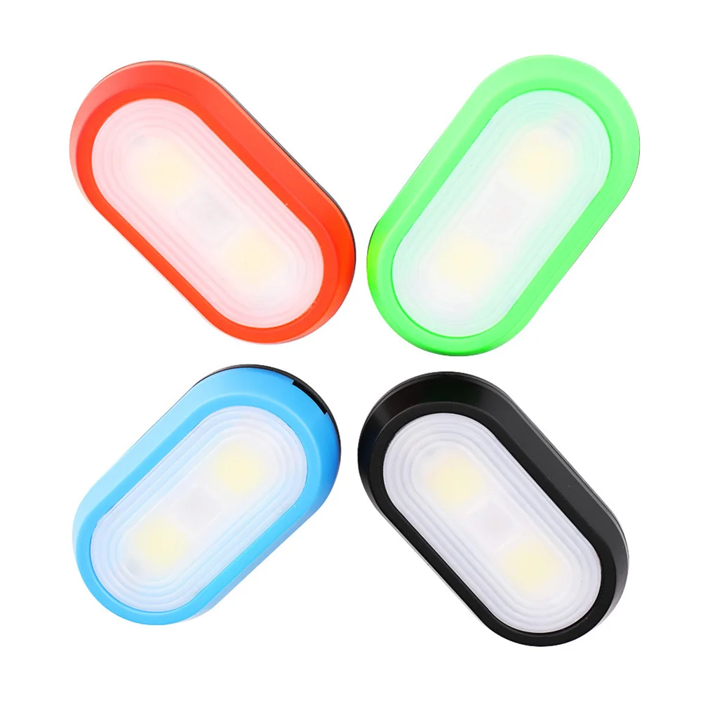 4 PCS LED Safety Light Clip On Strobe Running Lights for Runners Dogs Bikes Walking - Batteries Not Included (Random Color)