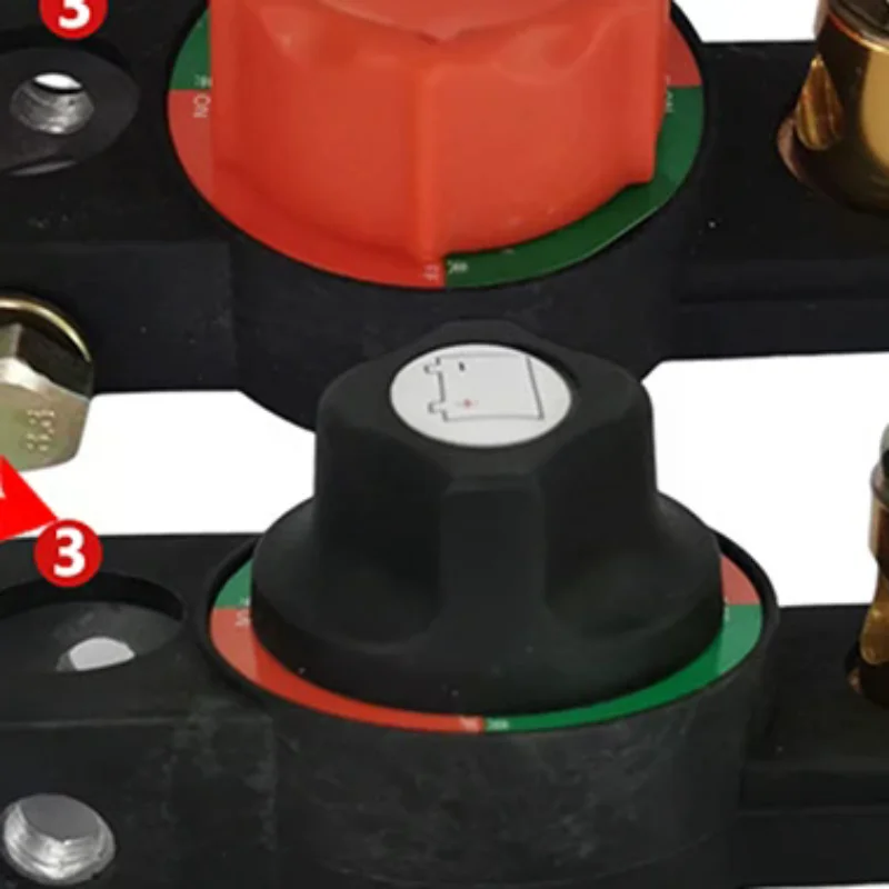 12V24V Universal Car Battery Disconnect Switch Manual Circuit Breaker Tool Free Knob Anti-Power Off Leakage Protector Auto Parts