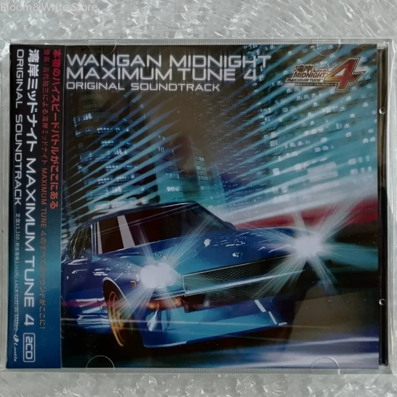 Racing Car Anime WANGAN MIDNIGHT TUNE 4 Yuzo Koshiro Music CD Greatest Hits OST Album 2pcs Music Record Car Soundtracks Box