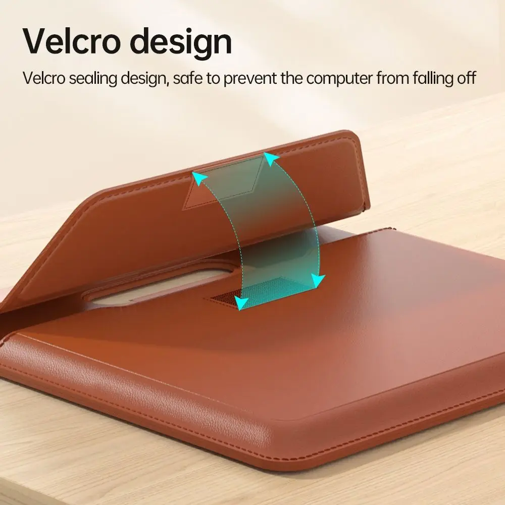 

Portable 13-14 Inch Laptop Sleeve Case Shockproof Waterproof Notebook Sleeve Bag Multifunctional PU Laptop Sleeve Universal