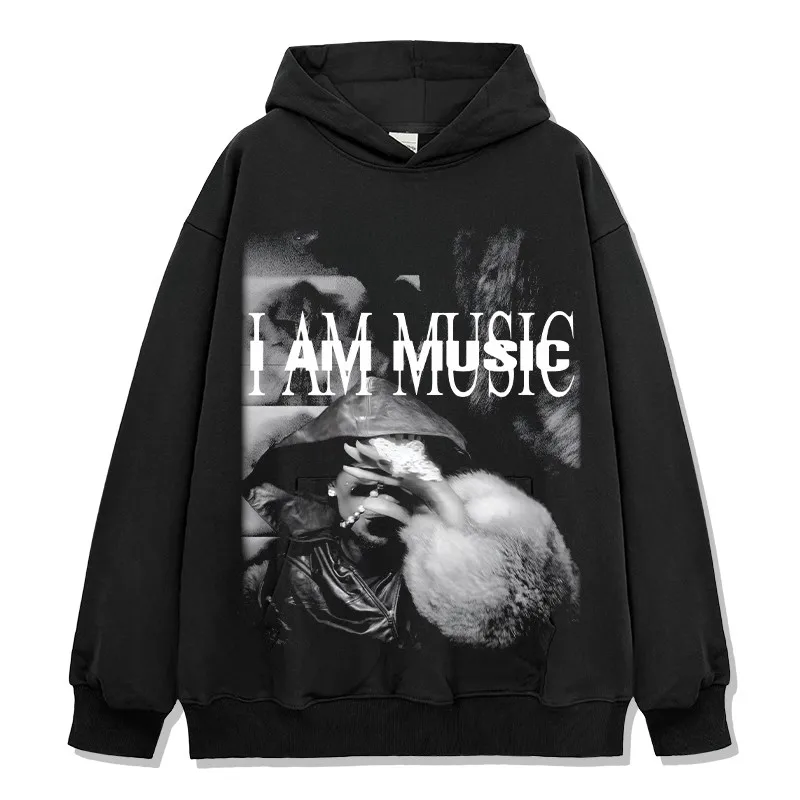 2025 I AM MUSIC YVL hooded sweatshirt Playboi Carti Hip-hop hoodie WY1456