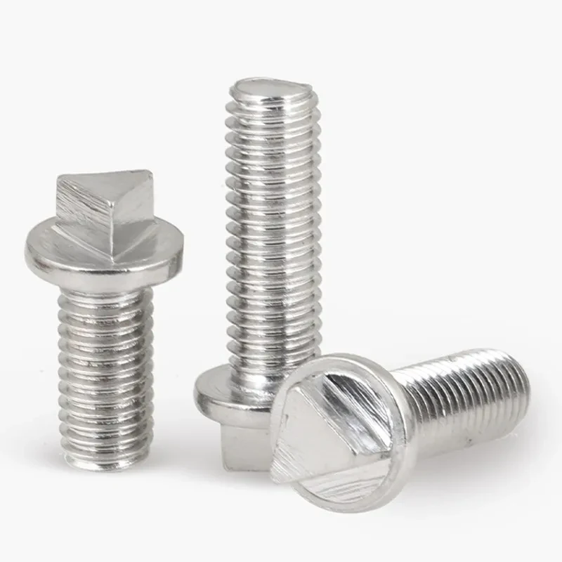 

Болты с треугольной головкой из нержавеющей стали 304 (M6, M8, M10) / Защитные винты DIN22424 от кражи и взлома с ключом в комплекте