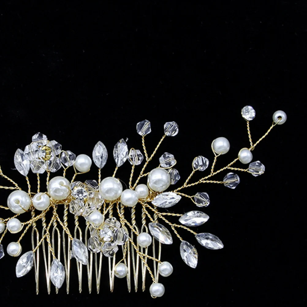 Bridal Hair Comb Headdress Women Hairpin Wedding Headpiece Bride Insert Headgear