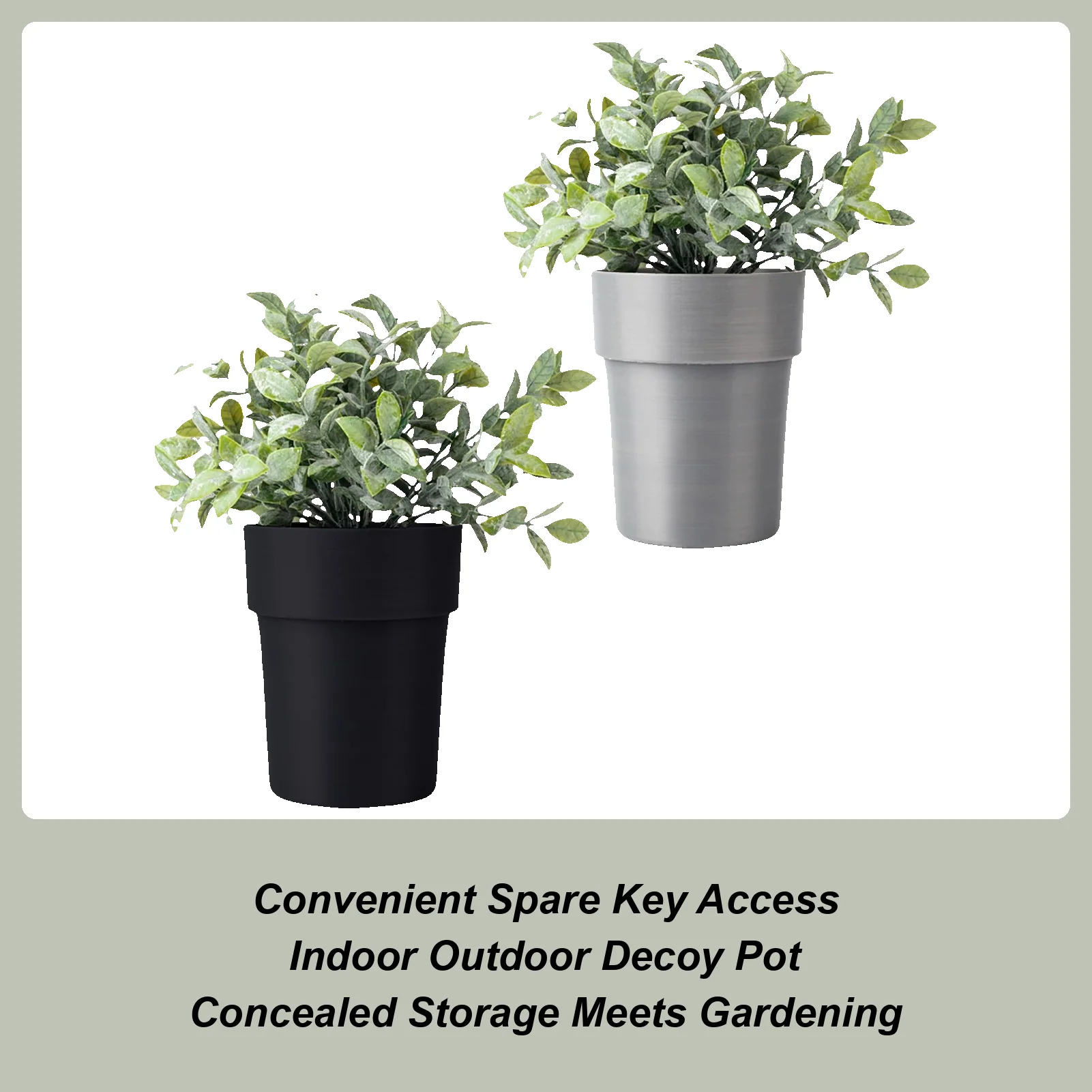 Realistico contenitore di sicurezza per riporre soldi Simulazione vaso di fiori Divers-ion Safe Secret Hiddens Safe Lock Box Contenitori per vasi di fiori finti