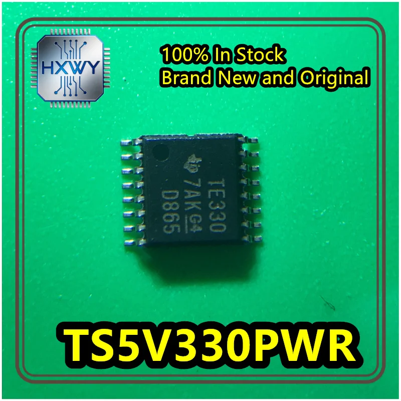 (10/50 pieces) TS5V330 TS5V330PWR TE330 TSSOP16 4-channel 2:1 Brand new original stock Electronic IC