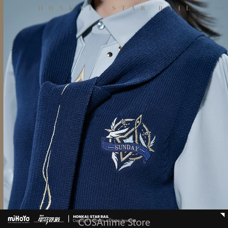 Official Original Sunday Vest Game Honkai Star Rail Sunday Theme Impression Series Vest Women Cosplay Costume Gift view 5