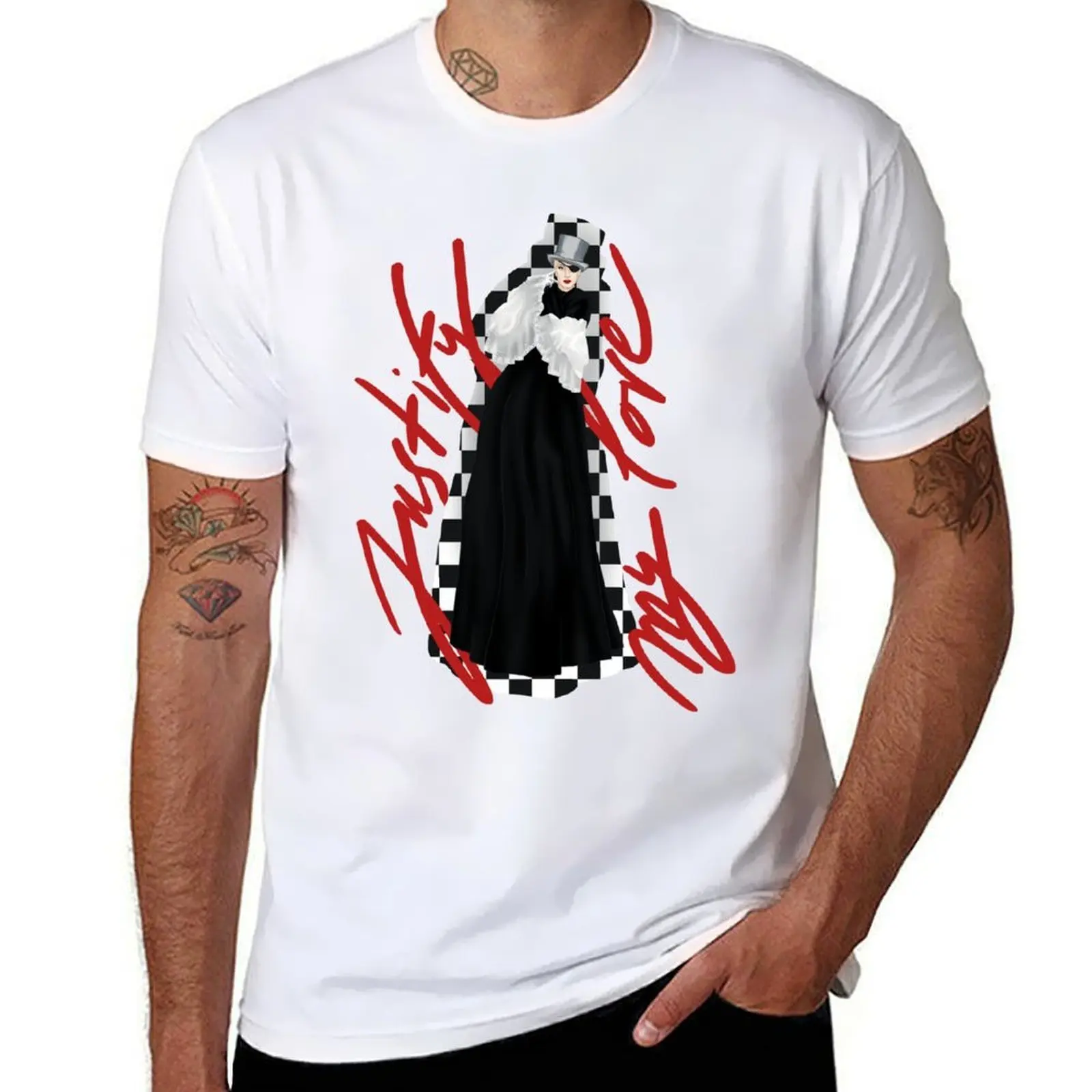 

Футболка Justify My Love V2, хлопковая футболка, 100% забавные футболки, футболка с темным юмором